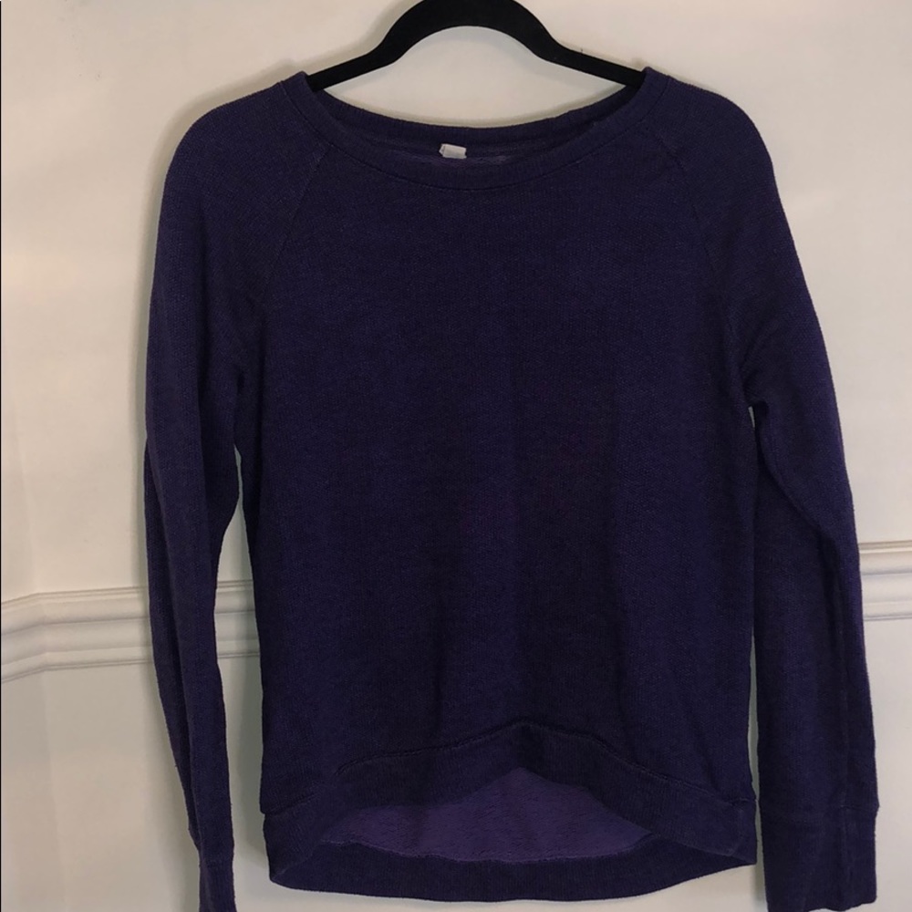 Purple Under Armour sweater